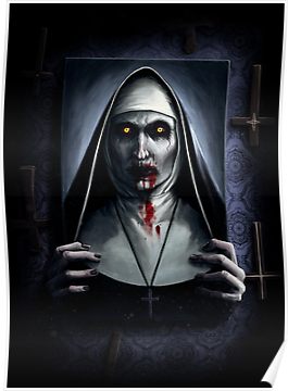 265x360 Valak Painting Poster Paintings, Horror And Movie - Valak Painting