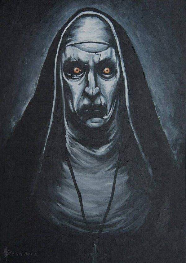 600x848 Valak By Ellenhealdart - Valak Painting