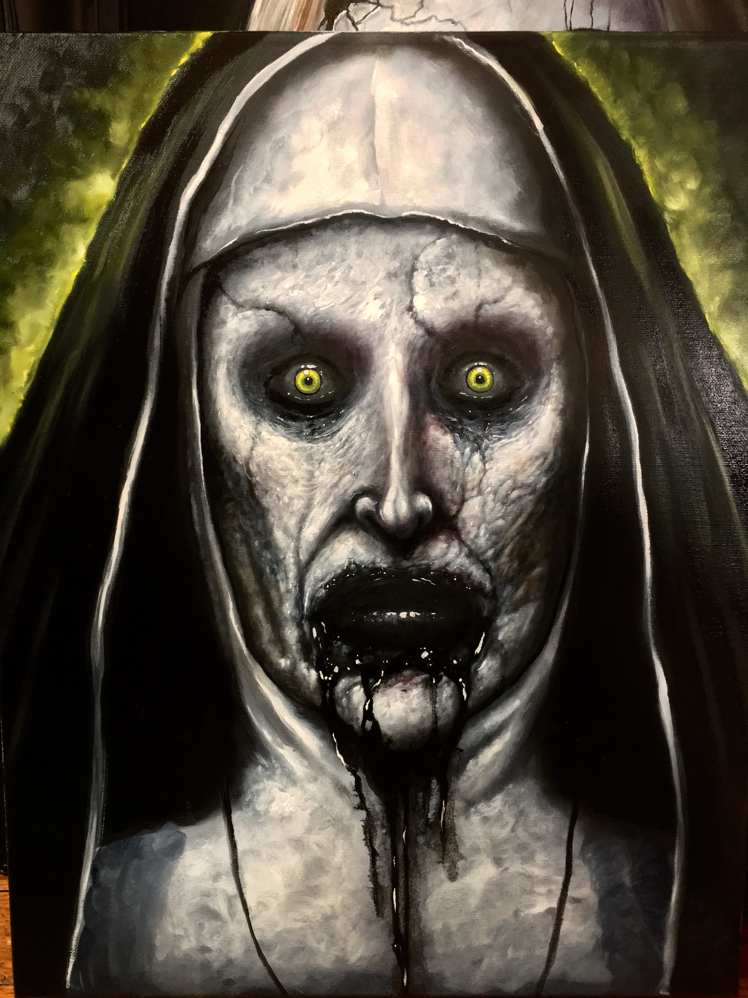 3024x4032 My Valak Painting I Just Finished From The Conjuring 2 - Valak Painting