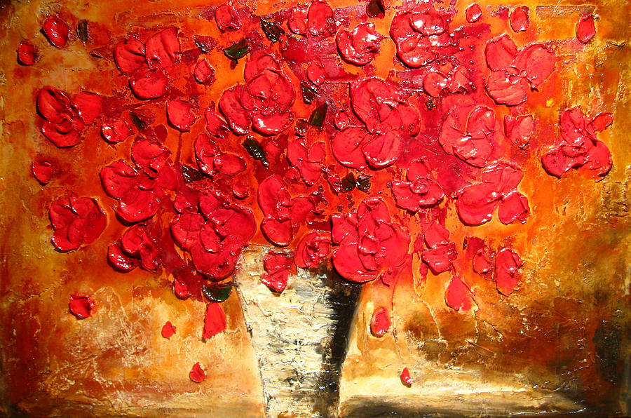 900x596 My Valentine Painting By Henry Parsinia - Valentine Painting