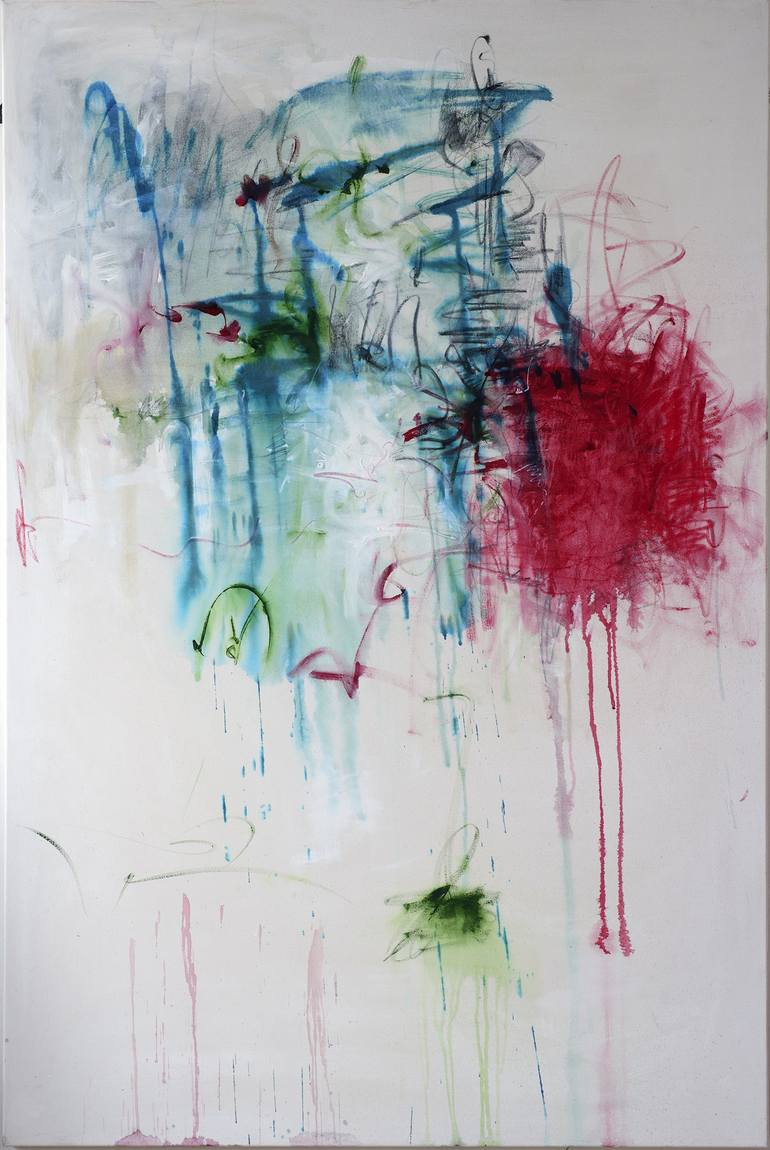 770x1150 Saatchi Art The Heart Of Valentine Painting By Eva Kleckova - Valentine Painting