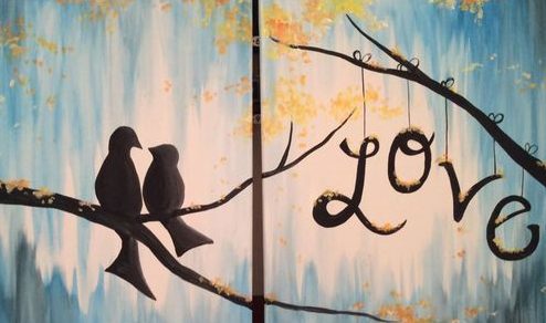 494x292 Valentine's Paint Party - Valentine Painting