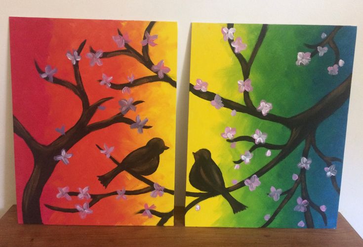 735x500 Valentine's Day Painting Class For The Love Birds - Valentines Day Painting