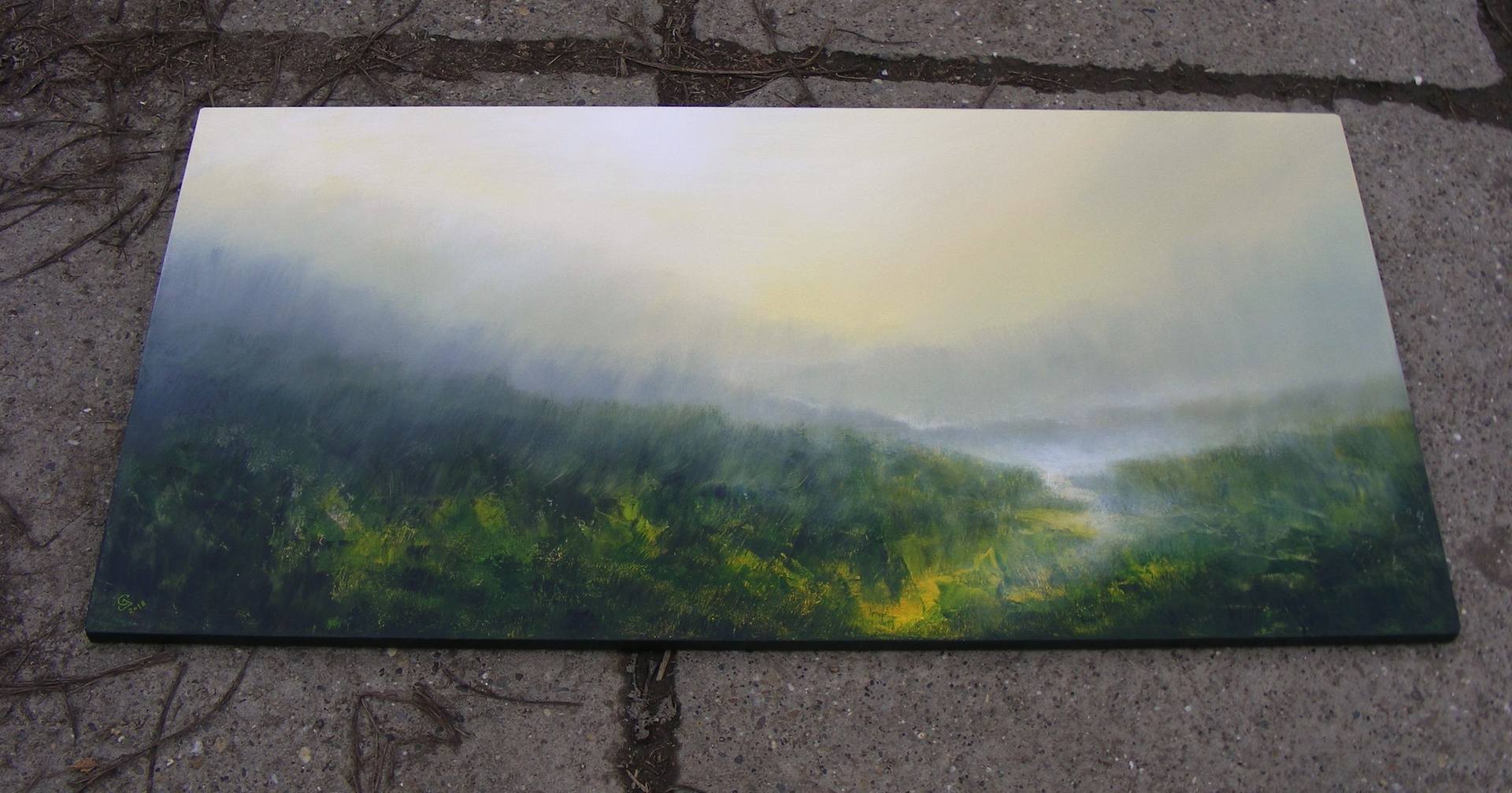 1920x1007 Saatchi Art At The Gates Of Valhalla Painting By Ivan - Valhalla Painting