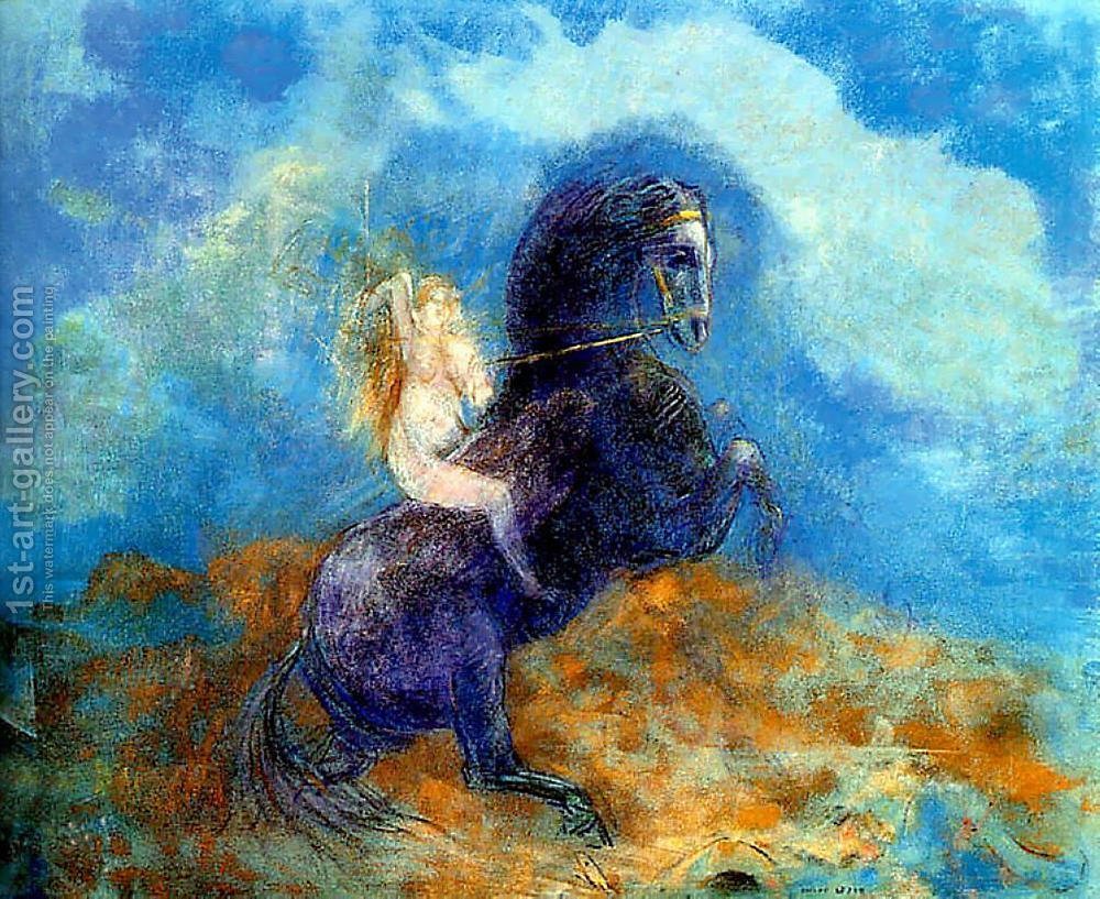 1000x817 Brunhild Aka The Valkyrie Odilon Redon Reproduction 1st Art Gallery - Valkyrie Painting