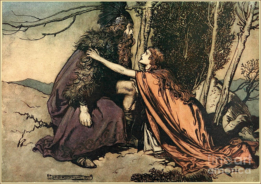 900x634 Wagner's Ring Cycle The Valkyrie Painting By Celestial Images - Valkyrie Painting