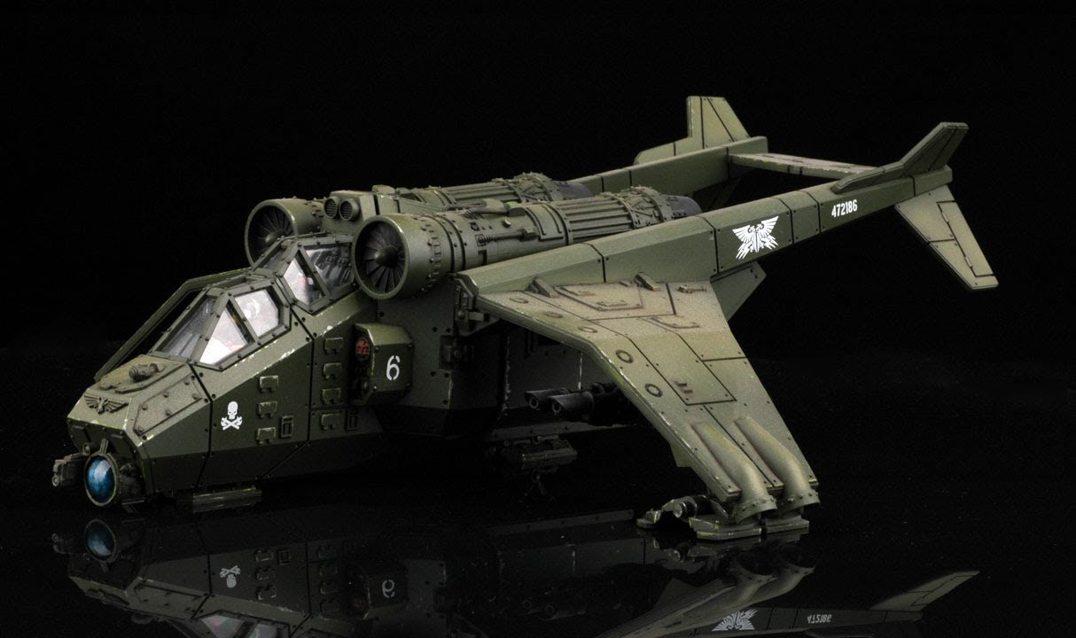 1214x720 Painting Imperial Guard Valkyrie Vendetta Warhammer 40k - Valkyrie Painting