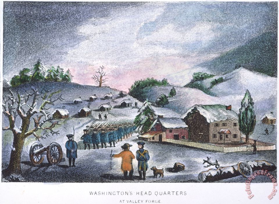 960x703 Others Valley Forge Winter, 1777 Painting - Valley Forge Painting