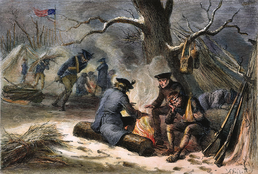 900x606 Valley Forge Winter, 1777 Photograph By Granger - Valley Forge Painting