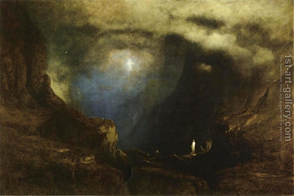 1000x667 The Valley Of The Shadow Of Death George Inness Reproduction 1st - Valley Of Death Painting