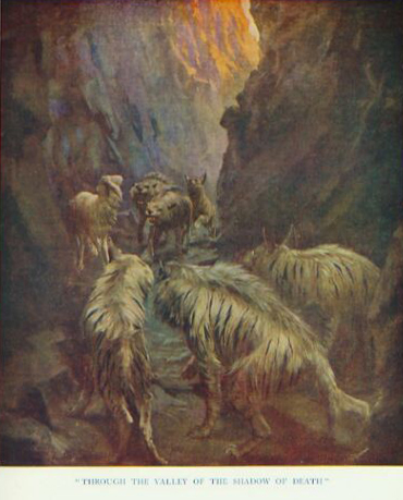 370x459 Through The Valley Of The Shadow Of Death - Valley Of Death Painting