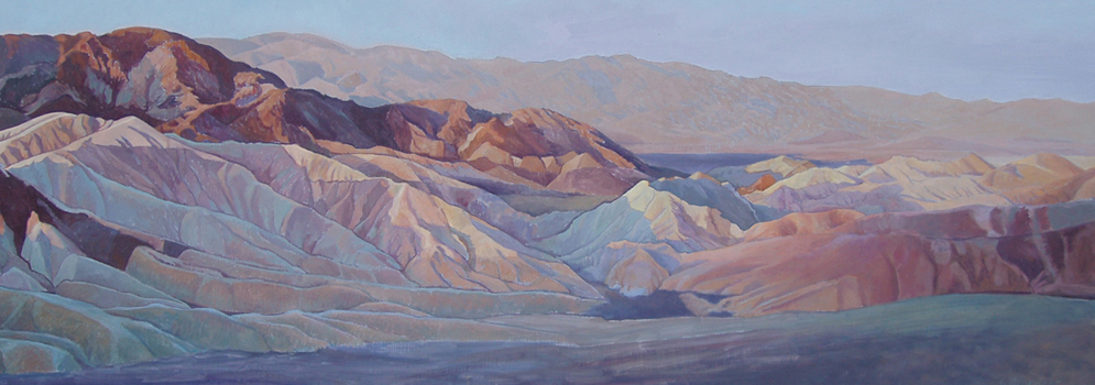 995x350 Carol Albrecht Philadelphia Artist Oil Paintings - Valley Of Death Painting