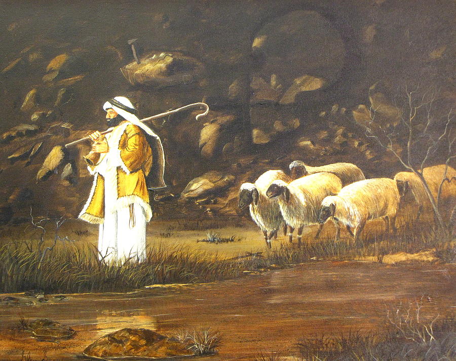 900x713 Valley Of The Shadow Of Death Painting By Glen Gray - Valley Of Death Painting