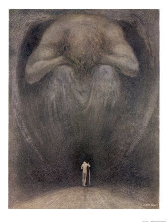 338x450 Yea Though I Walk Through The Valley Of The Shadow Of Death I Will - Valley Of Death Painting