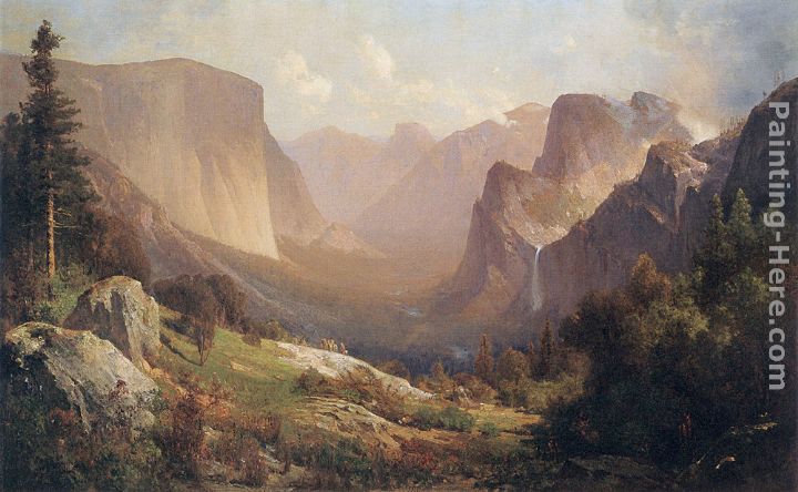 720x444 Thomas Hill View Of Yosemite Valley Painting Anysize 50% Off - Valley Painting