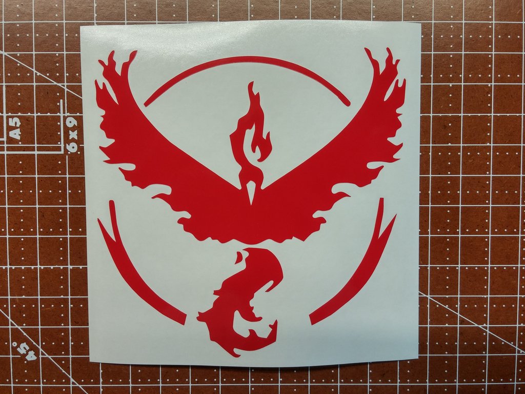1024x768 Pokemon Team Valor (Moltres) Sign Something - Valor Painting