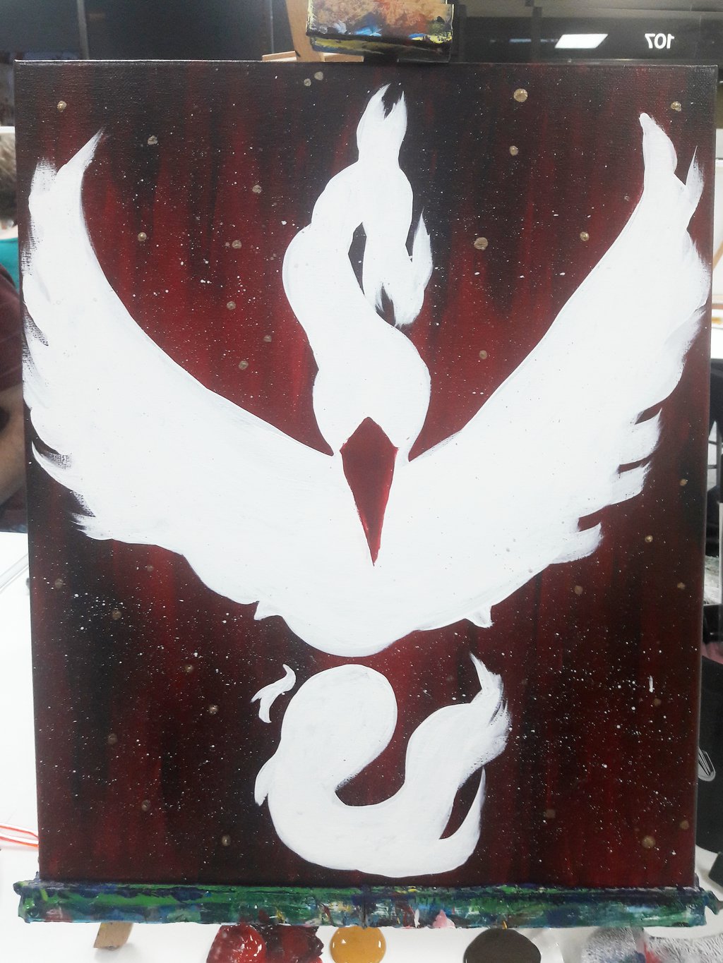 1024x1365 Team Valor Painting By Hot Gothics - Valor Painting
