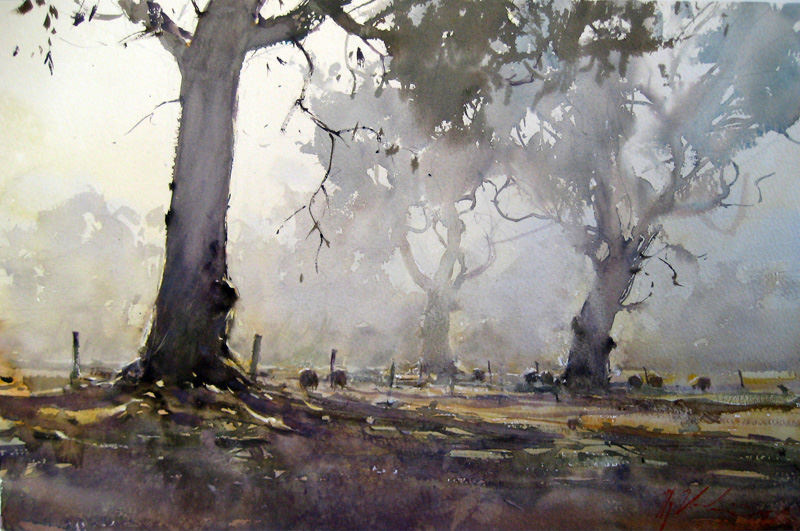 800x531 Value For Depth Watercolor - Value Painting