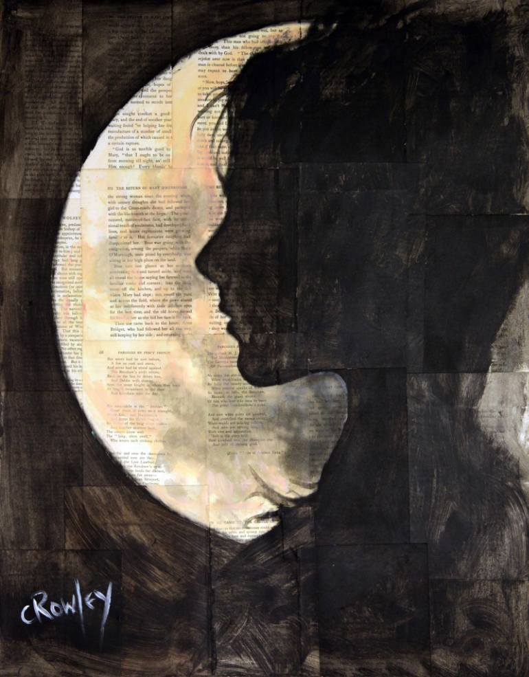 770x985 Saatchi Art The Vampire Painting By Darren Crowley - Vampire Painting