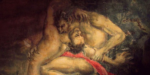 500x250 Vampire Painting Queen Of The Damned 2002 On We Heart It - Vampire Painting