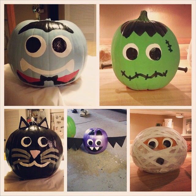 640x640 Monster Pumpkins Instructions Recipe Monsters, Holidays - Vampire Pumpkin Painting