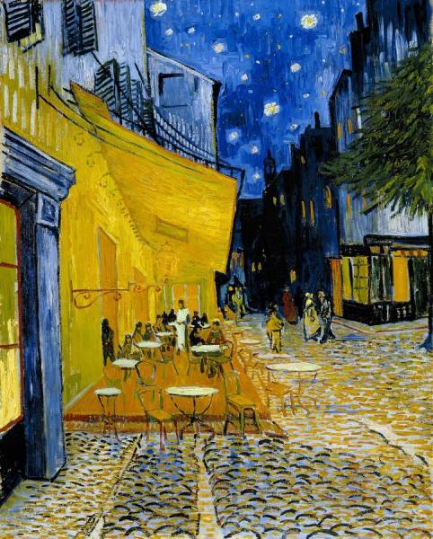 482x600 Terrace - Van Gogh Bar Painting