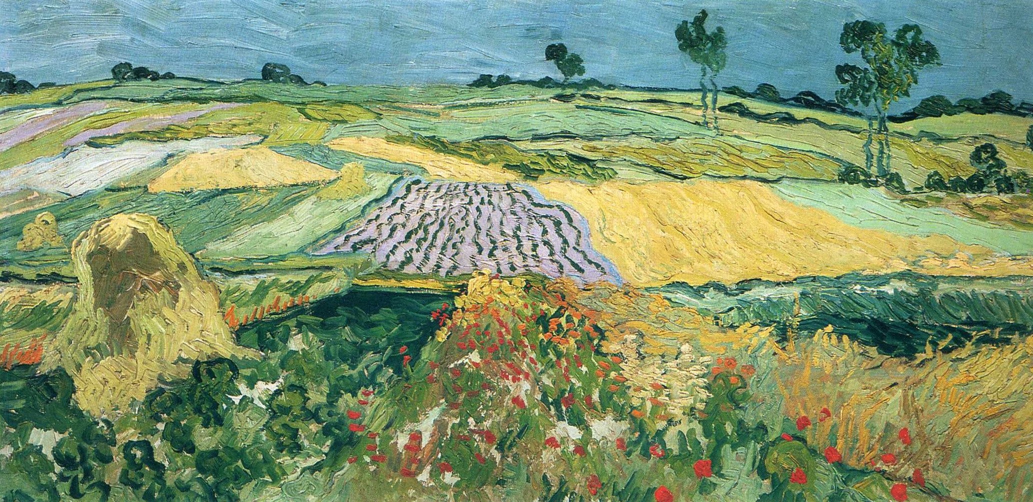 Van Gogh Field Painting at PaintingValley.com | Explore collection of ...