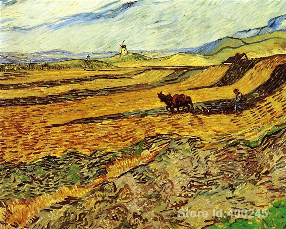999x800 Online Art Gallery Vincent Van Gogh Handmade Oil Paintings Field - Van Gogh Field Painting