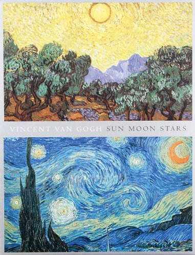 381x500 Van Gogh Sun Moon Stars Portfolio Notes Galison, Artothek - Van Gogh Moon Painting
