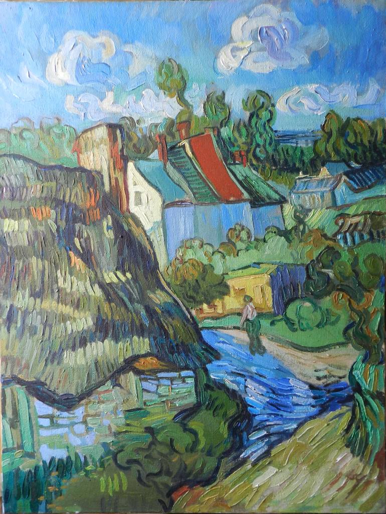 770x1024 Saatchi Art Houses - Van Gogh Painting