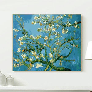300x300 Van Gogh Almond Blossom Framed Diy Home Decor Acrylic Paint By - Van Gogh Painting Almond Blossoms