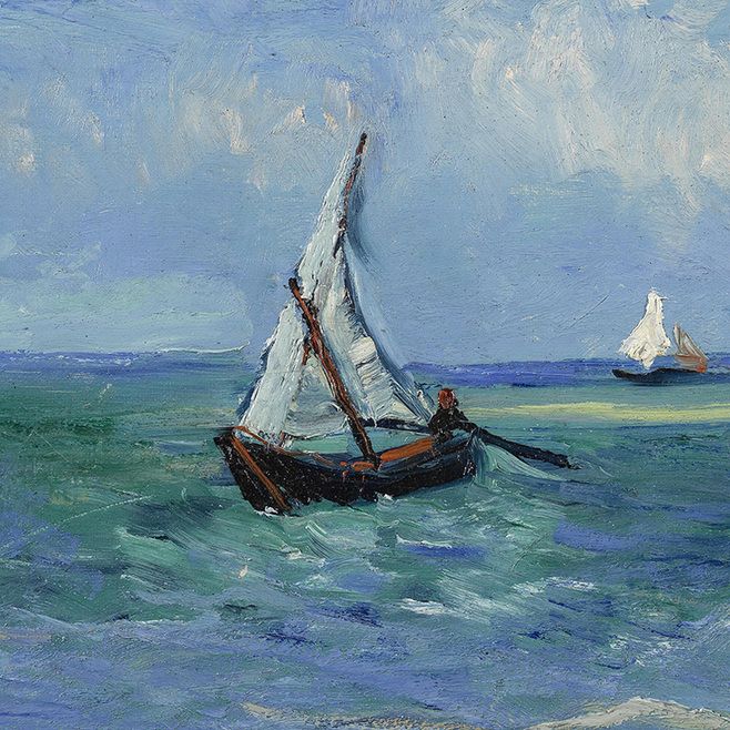 Van Gogh Sailboat Painting