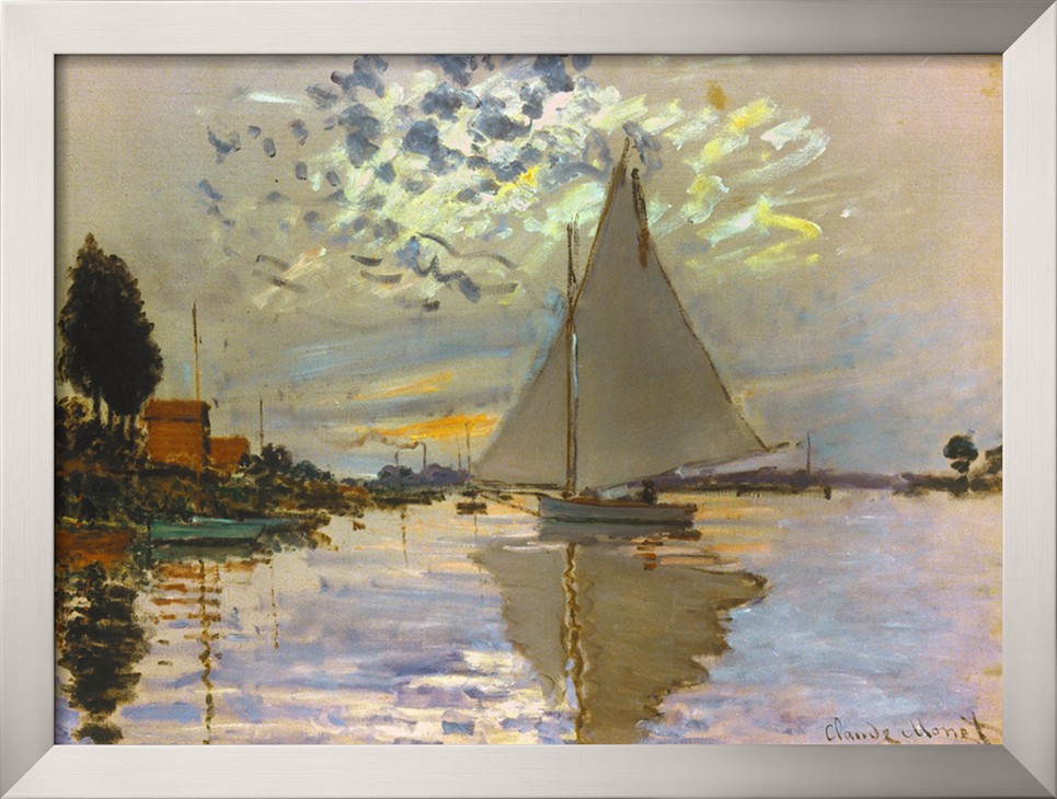 965x730 Sailboat,claude Monet's Paintings For Sale - Van Gogh Sailboat Painting