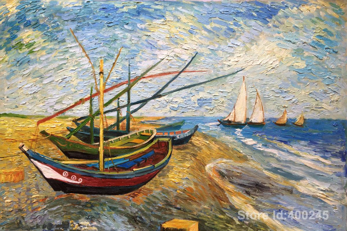 sailboat painting van gogh