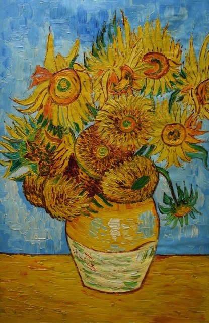 Van Gogh Sunflower Painting At Paintingvalleycom Explore