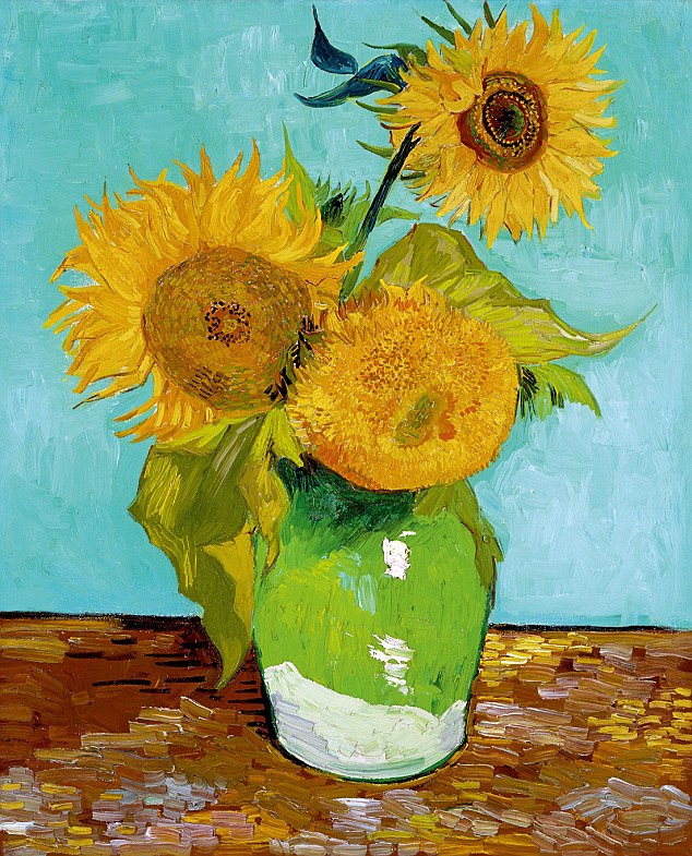 634x785 Van Gogh's Sunflowers He Painted Seven Versions Of His Glorious - Van Gogh Sunflower Painting