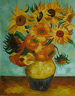250x320 Van Gogh Sunflowers Paintings Reviews And Analysis - Van Gogh Sunflower Painting