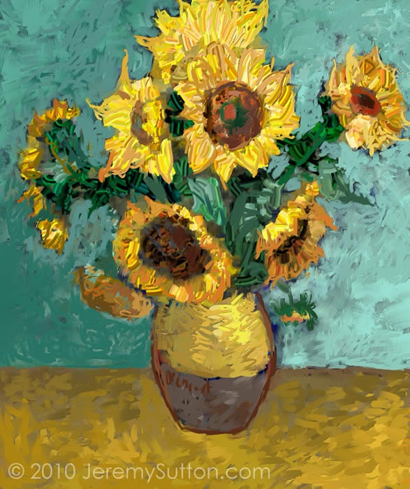 587x700 Van Gogh Sunflowers Vangoghsunflowers 31 800c Sunflowers Paintings - Van Gogh Sunflower Painting
