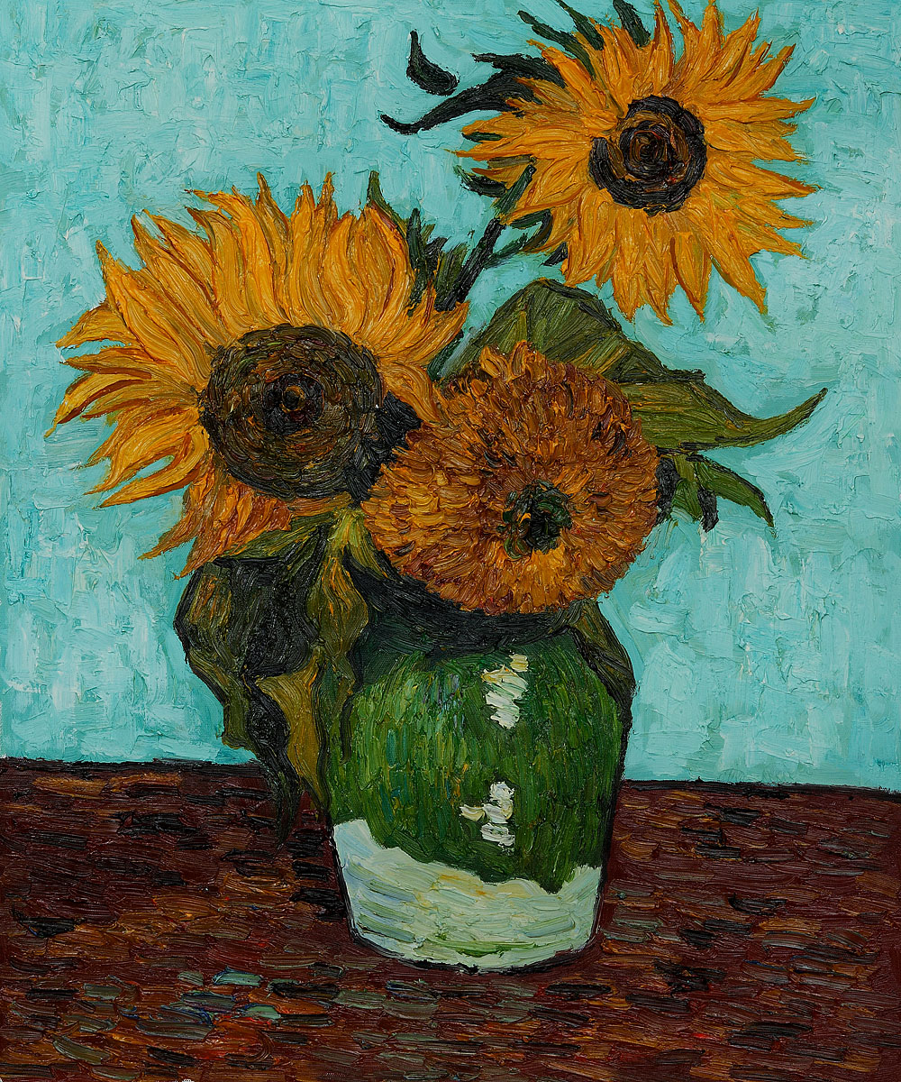 Van Gogh Sunflower Painting At Paintingvalley Com Explore