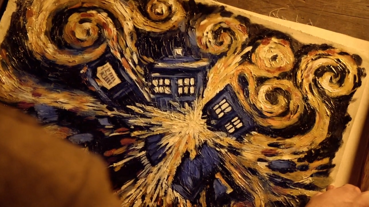 1280x720 The Pandorica Opens Tardis Fandom Powered By Wikia - Van Gogh Tardis Painting