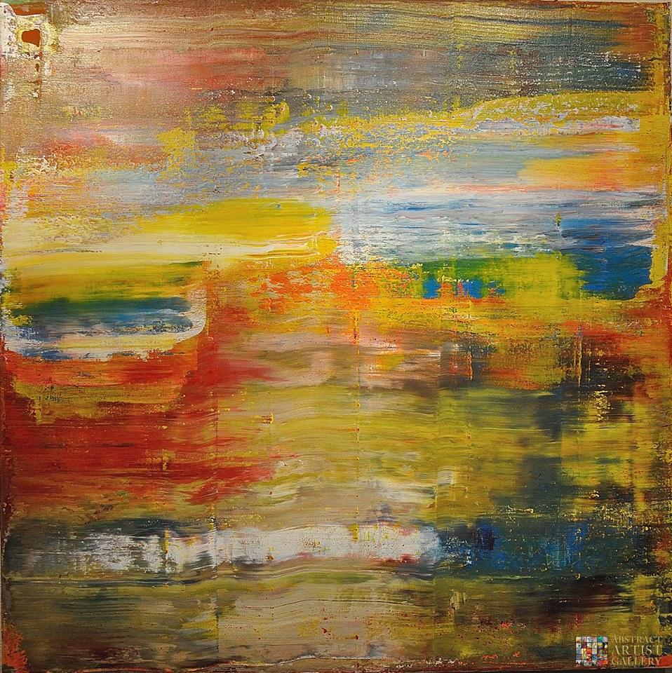 958x960 Abstract Art Painting By Ross Van Hunt Chicken Soup - Van Hunt Painting
