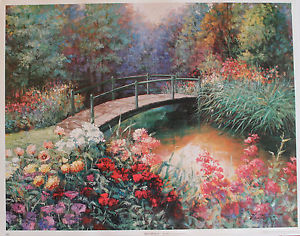 300x236 Print Quiet Afternoon Painted By Van Martin Artist 25 X 19 - Van Martin Painting