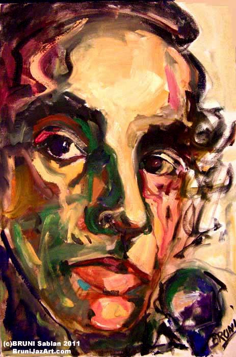 463x700 Van Morrison - Van Morrison Painting