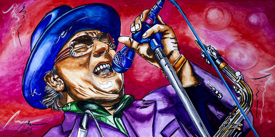 900x450 Irish Icons - Van Morrison Painting