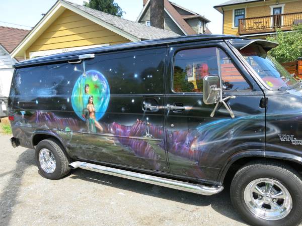 600x450 Best Of Craigslist 1978 Gmc G15 Custom Star Trek - Van Painting