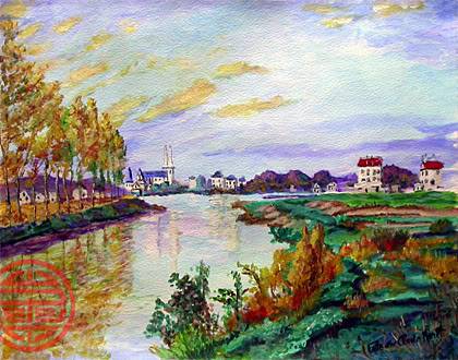 420x330 Vanilla Sky Beatbird - Vanilla Sky Painting