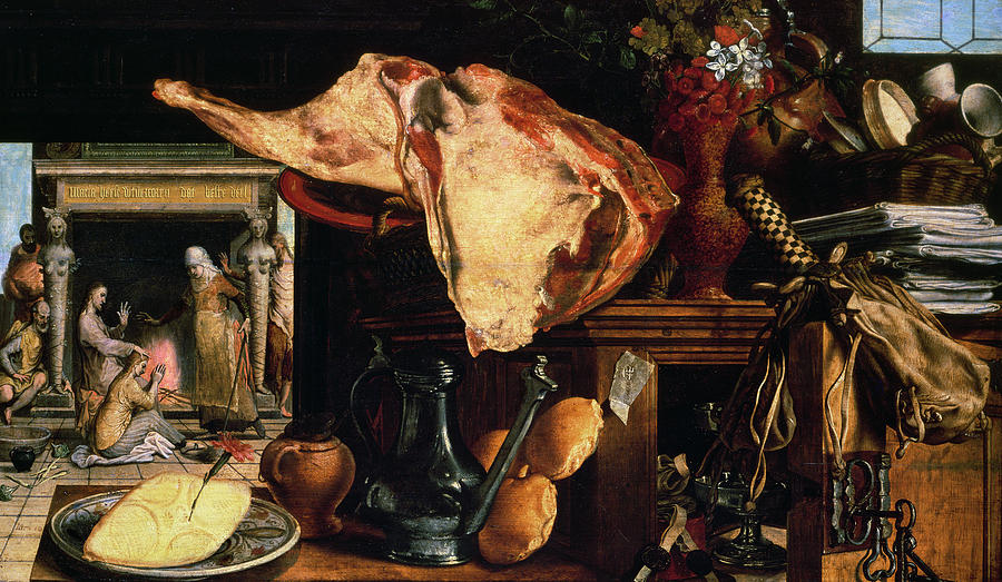 900x523 Vanitas Still Life Painting By Pieter Aertsen - Vanitas Painting