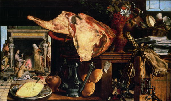 600x355 Vanitas Still Life Painting Pieter Aertsen Oil Paintings - Vanitas Still Life Painting