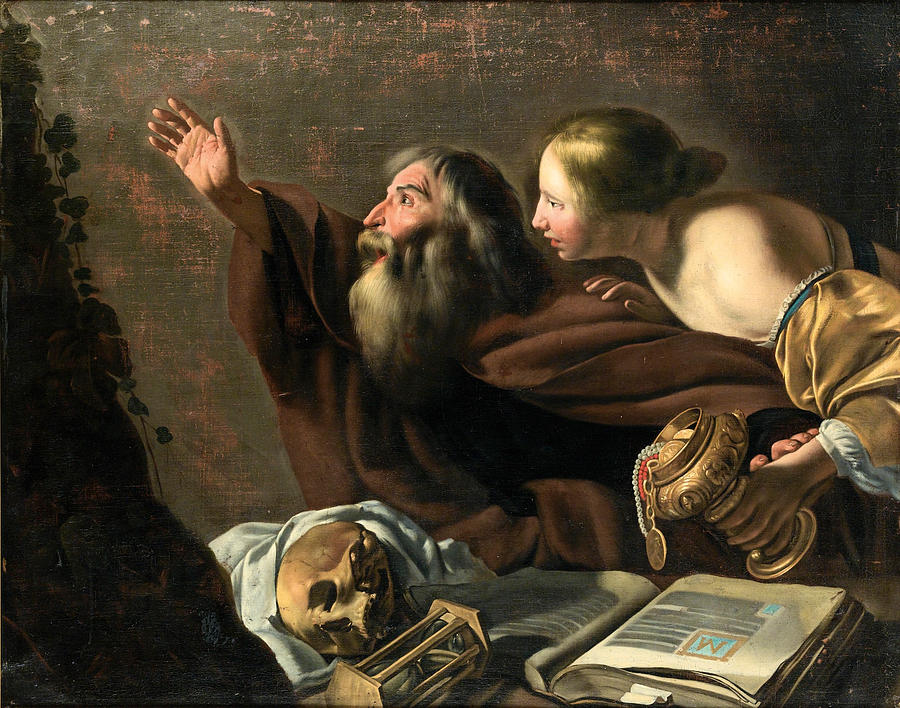 900x708 Vanity Painting By Attributed To Johannes Moreelse - Vanity Painting