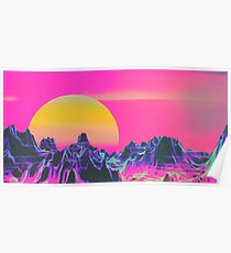 210x230 Vaporwave Painting Amp Mixed Media Posters Redbubble - Vaporwave Painting
